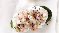 shrimp with tzatziki sauce on cucumber rounds shrimp with tzatziki sauce on cucumber rounds