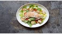 Lemon Chicken Caesar Salad with Homemade Croutons Lemon Chicken Caesar Salad with Homemade Croutons