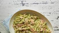 Pasta Salad with Salmon and Creamy Cilantro Dressing Pasta Salad with Salmon and Creamy Cilantro Dressing