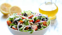 Greek Salad with Lemon Vinaigrette Greek Salad with Lemon Vinaigrette