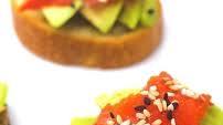 Smoked Salmon and Avocado Bruschetta Smoked Salmon and Avocado Bruschetta
