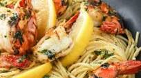 Lemon Spaghetti with shrimp Lemon Spaghetti with shrimp