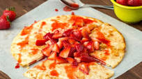 Strawberry Cheesecakeadilla Strawberry Cheesecakeadilla