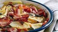 Upside-down bacon hotpot Upside-down bacon hotpot