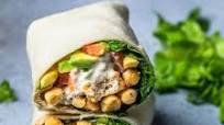 Vegan Chickpea Caesar Wraps Vegan Chickpea Caesar Wraps