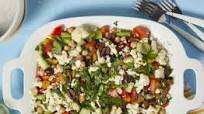 Mediterranean Cauliflower and Pepper Salad Mediterranean Cauliflower and Pepper Salad