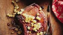 Chai-Brined Pork Chops With Apple Chutney Recipe Chai-Brined Pork Chops With Apple Chutney Recipe