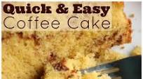 Quick and Easy Coffee Cake Recipe Quick and Easy Coffee Cake Recipe