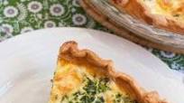 Spinach and Cheddar Quiche Spinach and Cheddar Quiche