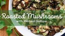 Roasted Mushrooms with Herbed Quinoa from Cookie and Kate Roasted Mushrooms with Herbed Quinoa from Cookie and Kate
