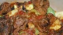 Beef with vegetables in a clay pot Beef with vegetables in a clay pot