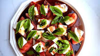Grilled Watermelon Caprese Salad Grilled Watermelon Caprese Salad