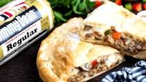 Sausage and Cheese Calzone Sausage and Cheese Calzone