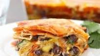 Stacked Roasted Vegetable Enchiladas Stacked Roasted Vegetable Enchiladas