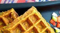 Savory Besan Waffles Savory Besan Waffles