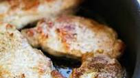 Easy German Boneless Mustard Pork Chops