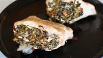 Broiled Spinach Stuffed Pork Chops Broiled Spinach Stuffed Pork Chops
