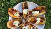 Loaded Baked Potato Skin Cups Loaded Baked Potato Skin Cups