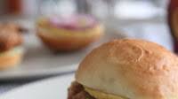 fried chicken and honey mustard hummus sandwiches fried chicken and honey mustard hummus sandwiches