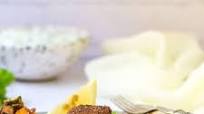 Moroccan Salmon with Raita Moroccan Salmon with Raita