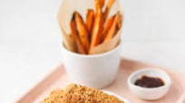 Tempeh Tenders (baked, vegan, gluten free, oil free) Tempeh Tenders (baked, vegan, gluten free, oil free)