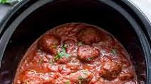 Paleo Slow Cooker Meatballs in Marinara Sauce {Whole30} Paleo Slow Cooker Meatballs in Marinara Sauce {Whole30}