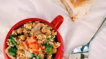 Chickpea, Spinach and Brown Rice Medley Chickpea, Spinach and Brown Rice Medley