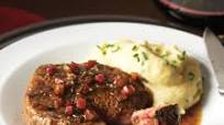 Broiled Eye of Round Steak & Garlic Mashed Potatoes Broiled Eye of Round Steak & Garlic Mashed Potatoes
