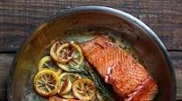 Pan Seared Salmon With Lemon, Garlic, And Rosemary Pan Seared Salmon With Lemon, Garlic, And Rosemary