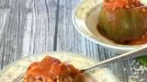 Stuffed Green Peppers with Tomato Soup Stuffed Green Peppers with Tomato Soup