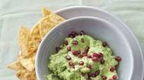 Guacamole with Baked Corn Chips Guacamole with Baked Corn Chips