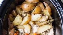 Slow Cooker Garlic Butter Chicken and Veggies Slow Cooker Garlic Butter Chicken and Veggies