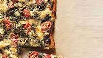 Artichoke, Tomato and Spinach Pizza Artichoke, Tomato and Spinach Pizza