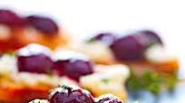 Goat Cheese and Cherry Bruschetta Recipe - (4.4/5) Goat Cheese and Cherry Bruschetta Recipe - (4.4/5)
