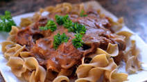 Smoked Brisket Stroganoff Smoked Brisket Stroganoff