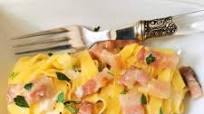 Pasta with pancetta (fettuccine all’Abruzzese) recipe from Abruzzo Pasta with pancetta (fettuccine all’Abruzzese) recipe from Abruzzo