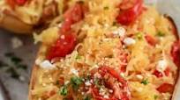 Feta Spaghetti Squash Feta Spaghetti Squash