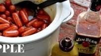 Crock Pot Apple Bourbon Smokies Crock Pot Apple Bourbon Smokies