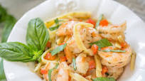 Super Gyro Shrimp Fettuccine Super Gyro Shrimp Fettuccine