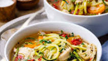 Instant Pot Paleo Chicken Bone Broth Soup with Zucchini Noodles Instant Pot Paleo Chicken Bone Broth Soup with Zucchini Noodles