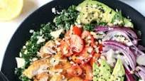 Healthy Crispy Chicken Kale Caesar Salad (Gluten-Free!) Healthy Crispy Chicken Kale Caesar Salad (Gluten-Free!)
