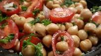 Chickpea Salad with Red Onion and Tomato Chickpea Salad with Red Onion and Tomato