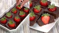 3-Ingredient Chocolate Strawberry Fudge 3-Ingredient Chocolate Strawberry Fudge