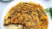 Spinach and Feta Pie – Spiral Spanakopita Spinach and Feta Pie – Spiral Spanakopita