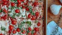 Sheet Pan Margherita Pizza Sheet Pan Margherita Pizza