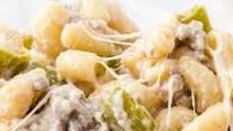 Philly Cheesesteak Pasta Philly Cheesesteak Pasta
