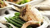 Stuffed Pork Chops with Wild Rice, Date and Apple Stuffing Stuffed Pork Chops with Wild Rice, Date and Apple Stuffing