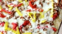 Italian Beef Pizza Italian Beef Pizza