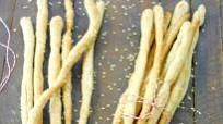 Thin & Crispy Sesame Seed Breadsticks (Grissini) Thin & Crispy Sesame Seed Breadsticks (Grissini)