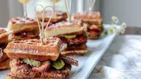 Low Carb Chicken And Waffle Bites Low Carb Chicken And Waffle Bites
